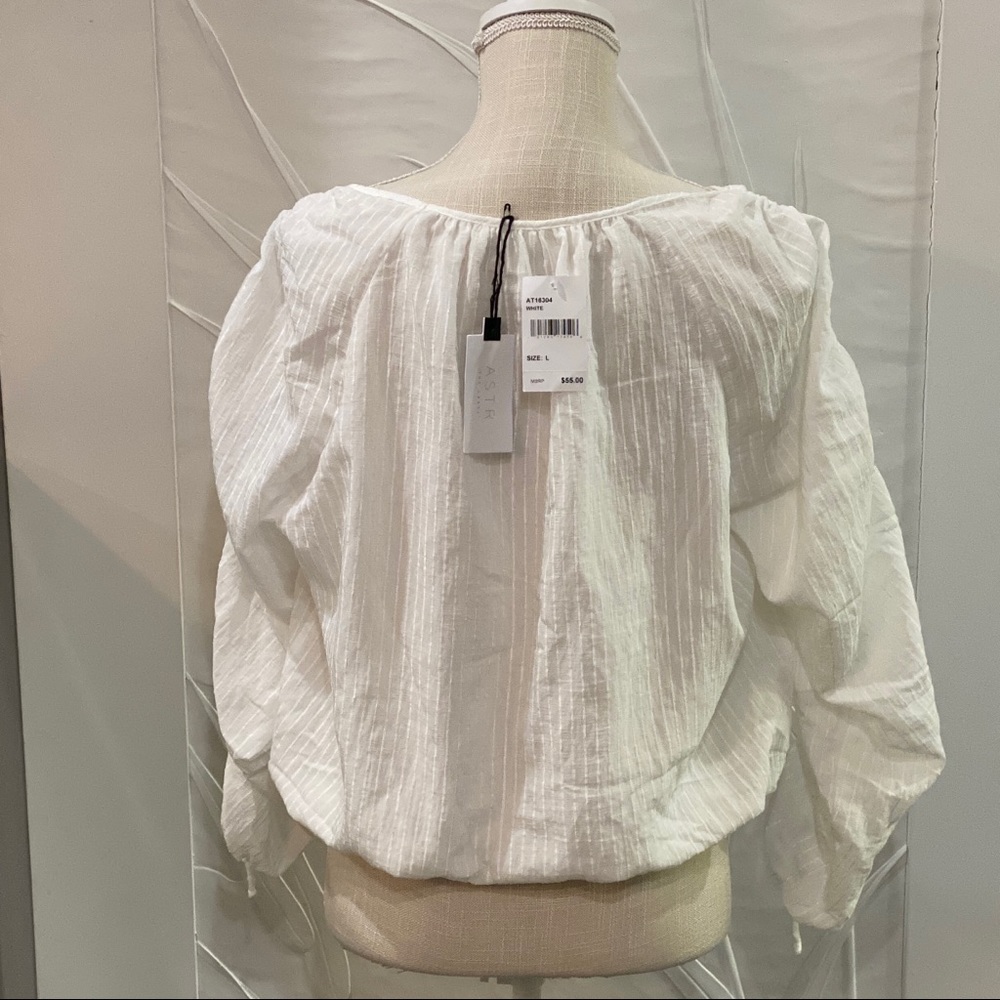 NEW White ASTR Top - Picture 7 of 13